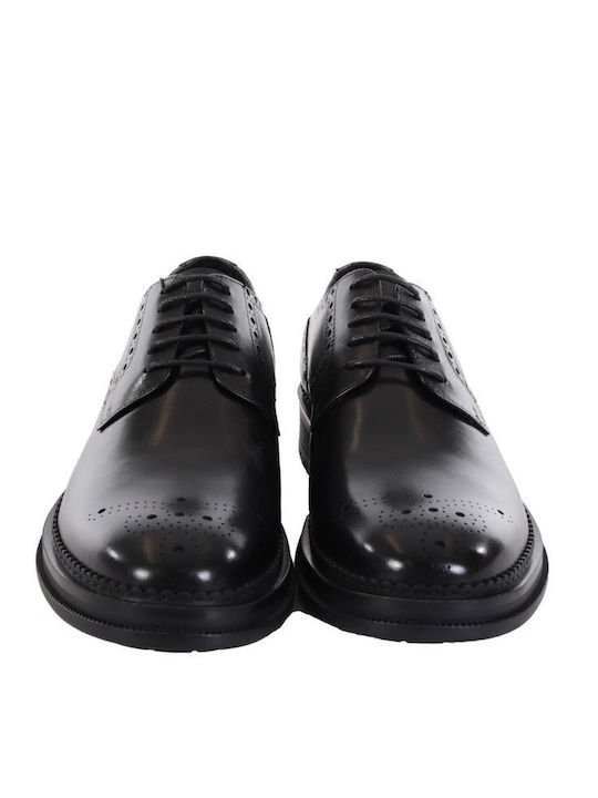 Δερμάτινα Ανδρικά Oxfords Μαύρα