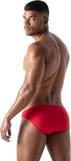TOF Paris Ανδρικό Sexy Slip Κόκκινο