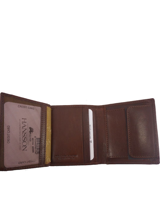 Кожен Мъжки Портфейл с RFID Кафяв
