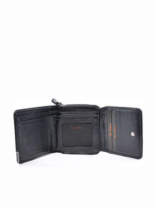 Small Leather Women's Wallet Classic Black