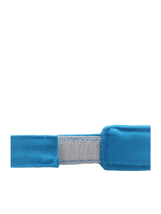 Brims and Trims Frauen Stoffartig Hut Visier Blau