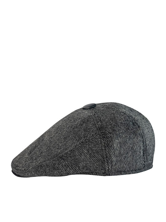 Brims and Trims Flat Cap Gray