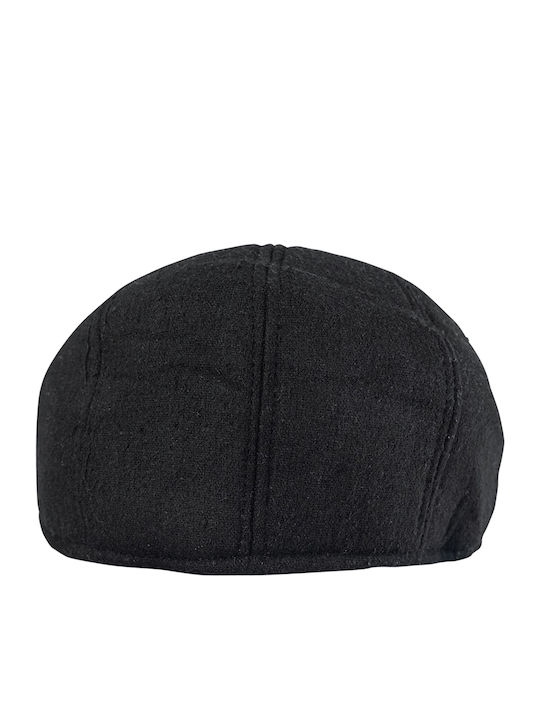 Brims and Trims Ανδρική Τραγιάσκα Μαύρη