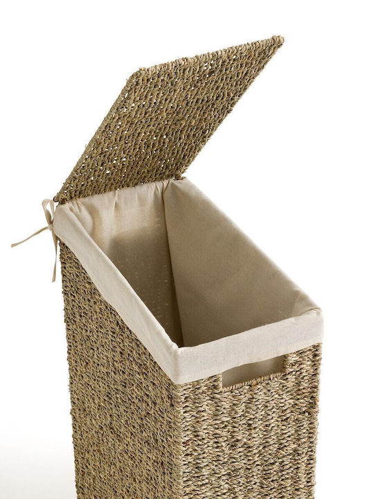 La Redoute Interieurs Wäschekorb Korbweide mit Deckel Beige