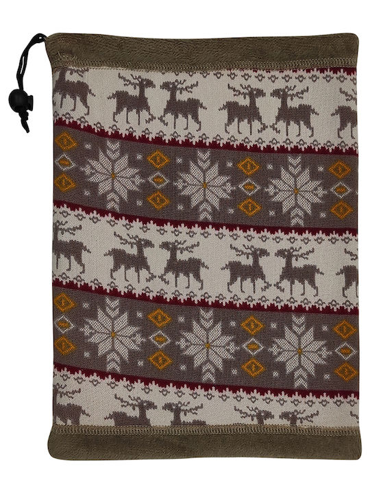 Kids Knitted Neck Gaiter Brown