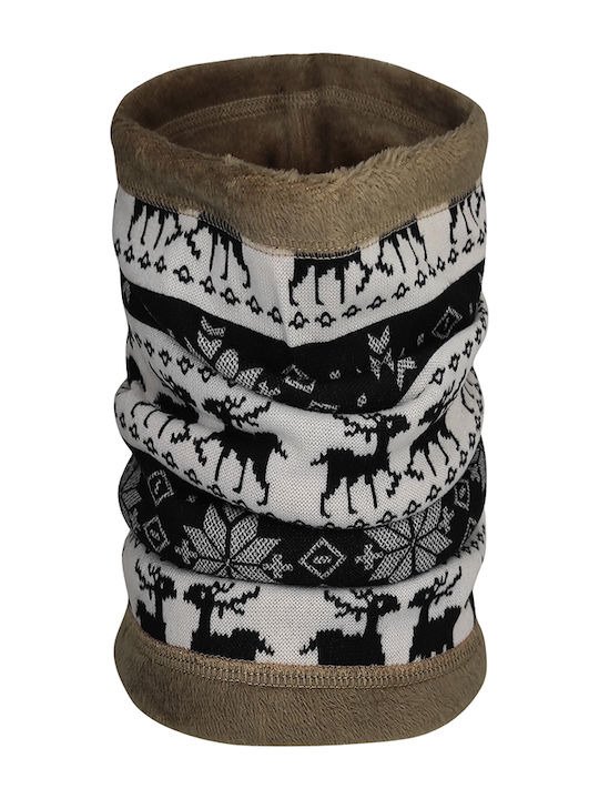 Kids Knitted Neck Gaiter Black