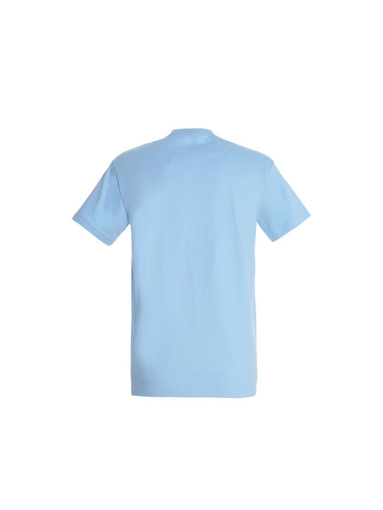 Kinder-T-Shirt Himmelblau