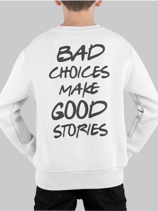 Παιδικό Φούτερ Μαύρο Bad Choices