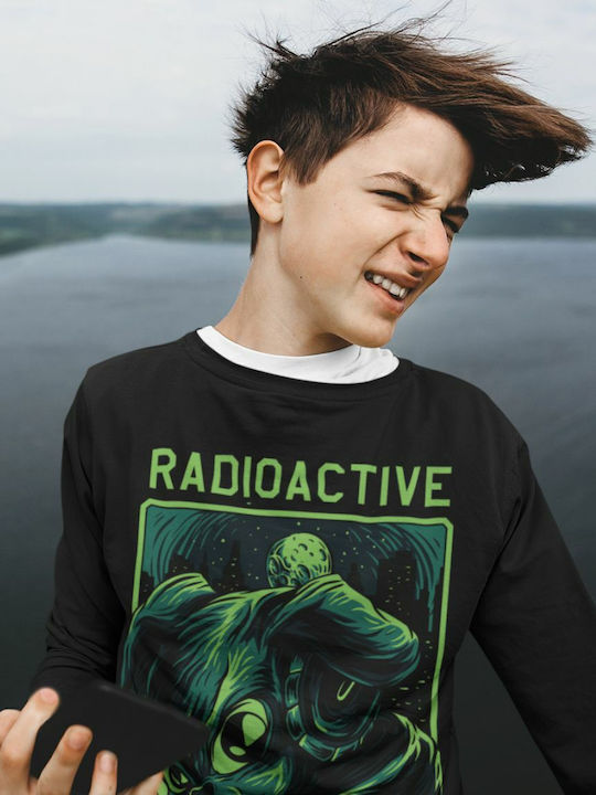 TKT Kids Sweatshirt Black Radioactive Mutant Rabbit