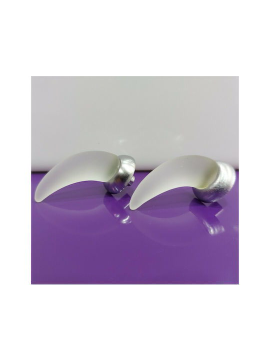 Steel-Nova Knopf Möbelgriff aus Kristall & Metallisch & Zamak Murano Crystal 7003-10C2 1Stück