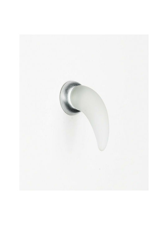 Steel-Nova Knopf Möbelgriff aus Kristall & Metallisch & Zamak Murano Crystal 7003-10C2 1Stück