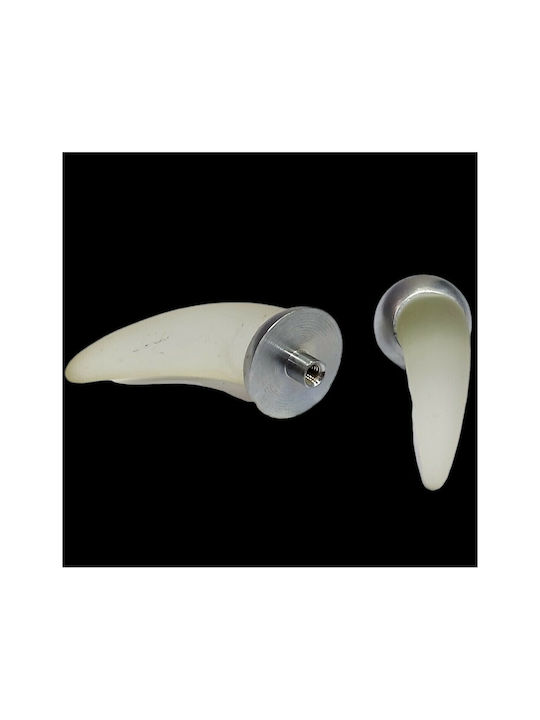 Steel-Nova Knopf Möbelgriff aus Kristall & Metallisch & Zamak Murano Crystal 7003-10C2 1Stück