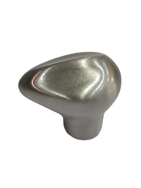 Steel-Nova Knopf Möbelgriff aus Metallisch in Silber Farbe 4130-000-12B1 1Stück