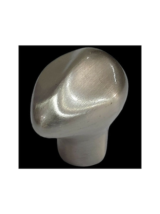 Steel-Nova Knopf Möbelgriff aus Metallisch in Silber Farbe 4130-000-12B1 1Stück