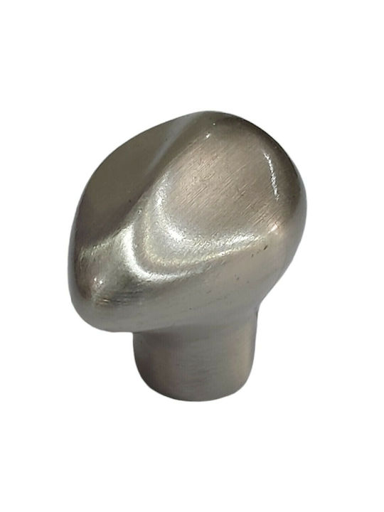 Steel-Nova Knopf Möbelgriff aus Metallisch in Silber Farbe 4130-000-12B1 1Stück