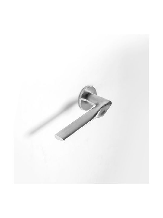 Yalis Design Πόμολο Εξώπορτας με Ροζέτα Αριστερό Yalis Αριστερό Εξώπορτας