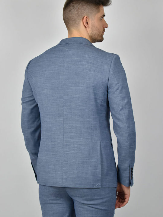 Winter Costum Bărbați Light Blue