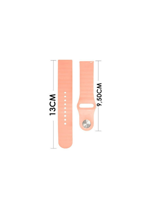 Peach Ribbed Λουράκι Πορτοκαλί (Amazfit GTR 42mm) Peach Ribbed Λουράκι Πορτοκαλί (Amazfit GTR 42mm)