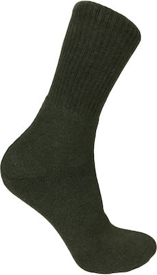 Long Hunting Socks in Khaki color