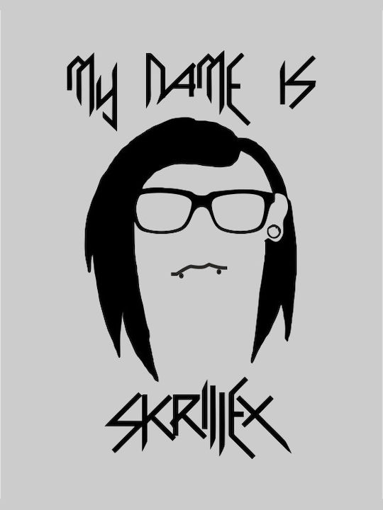 TKT Skrillex T-shirt Λευκό