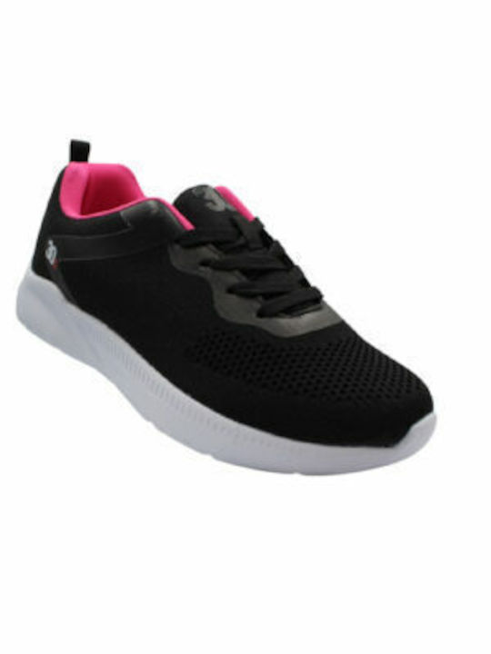 Γυναικεία Sneakers Μαύρο Ροζ
