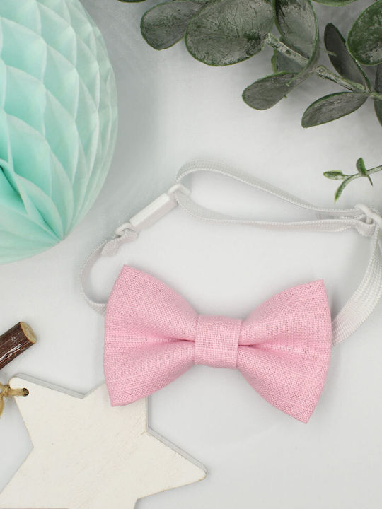 JFashion Baby Fabric Bow Tie Pink