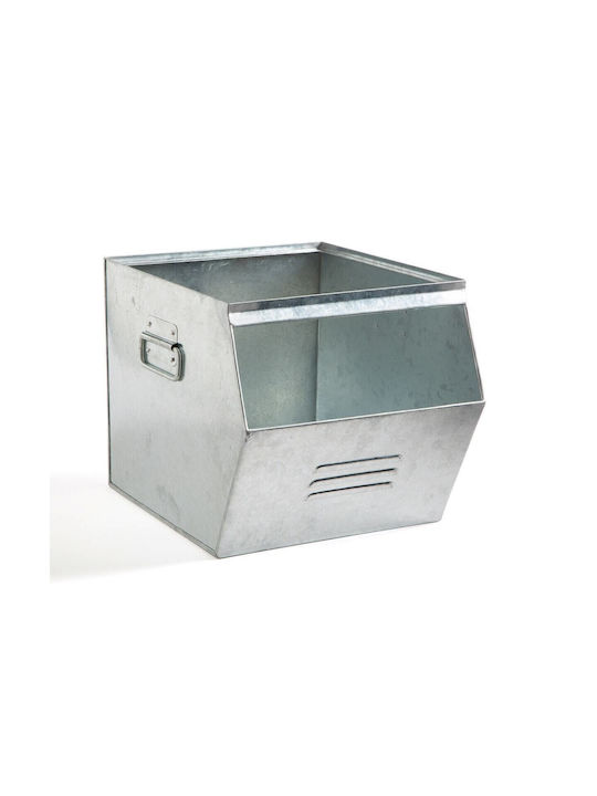 La Redoute Interieurs Металик Кутия за съхранение с капак Жълт 36x30x33см 1бр
