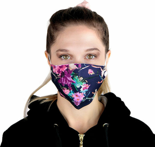 Silia D Μάσκα Προστασίας Υφασμάτινη mask-8000-(flrl1) 1τμχ