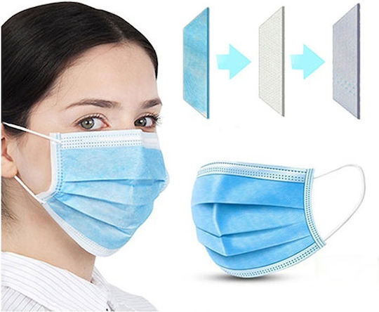 Famex Schutzmaske Hellblau 0067 10Stück