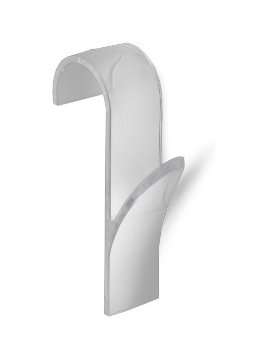 Wenko Bathroom Hook 6 Prongs 2.5x10.5cm Transparent