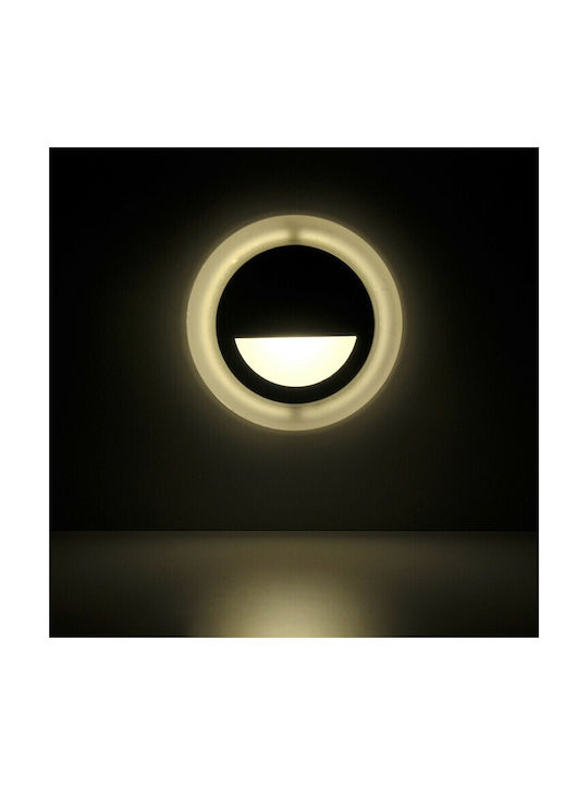 Polux Polux Außenstehlampe LED 3W mit Natürliches Weiß Licht Weiß