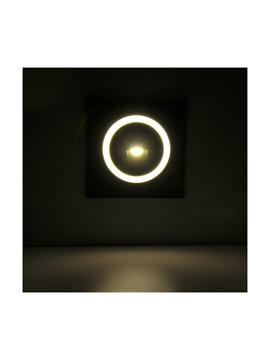 Polux Spot De Podea LED 3W Cu Lumină Alb Natural Gri