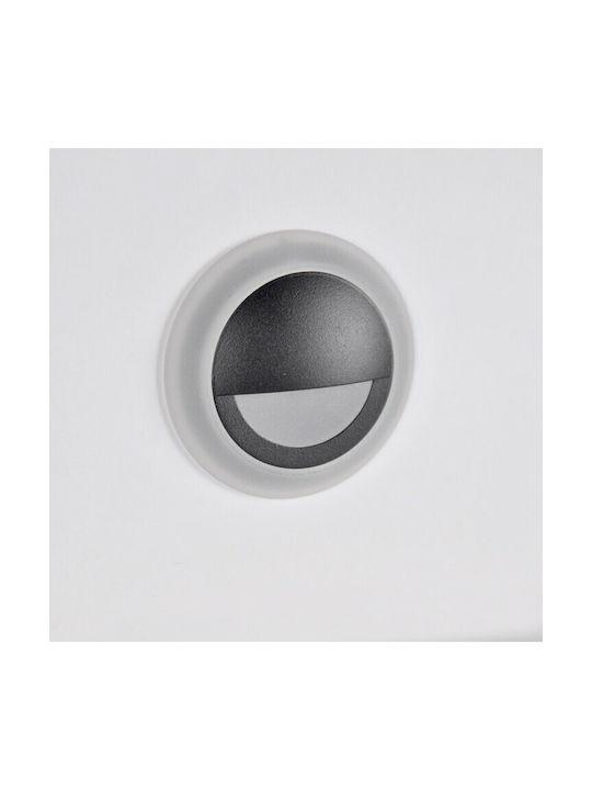 Polux Polux Außenstehlampe LED 3W mit Natürliches Weiß Licht Weiß