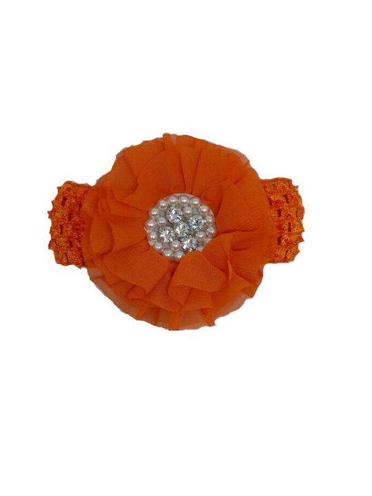 Baby Headband Orange 1pc