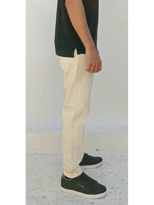 Cobain 123 Men's Jeans Pants Elastic with Loose Fit Blue