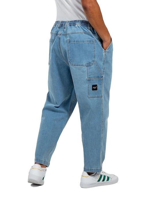 Reell Hustler Men's Jeans Pants in Relaxed Fit Blue