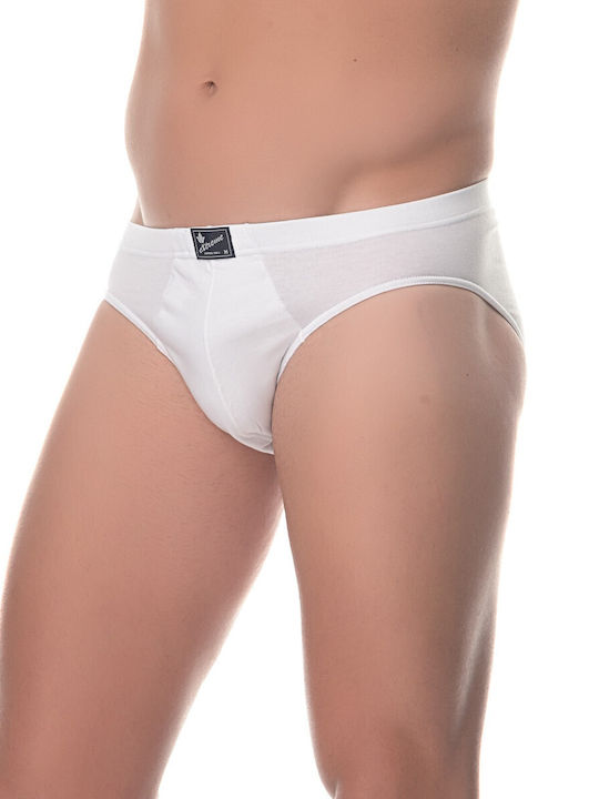 Herren Slips Weiß 4Packung
