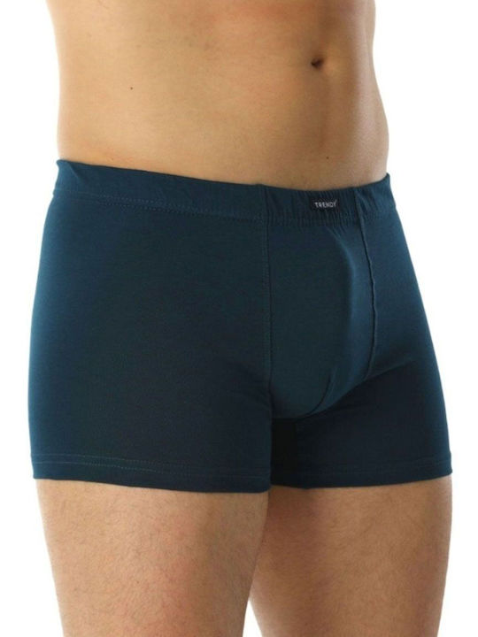 Trendy Men's Boxer Petrol Blue