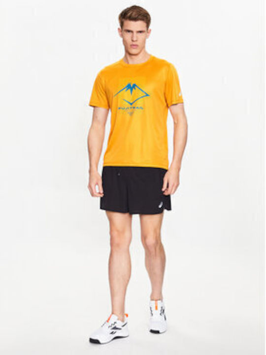 ASICS Fujitrail Men's Short Sleeve T-shirt Yellow
