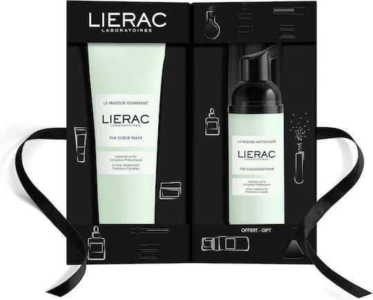 Lierac The Scrub Mask Prebiotics Complex & The Cleansing Foam Σετ Περιποίησης για Καθαρισμό Προσώπου 2τμχ