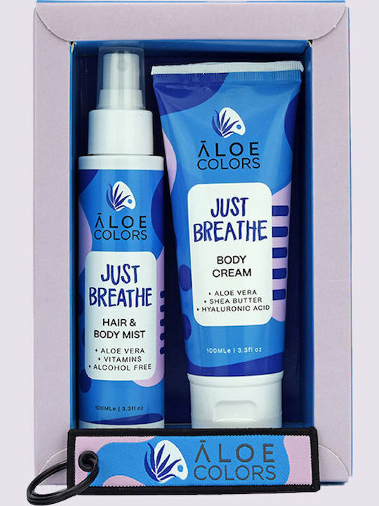 Aloe Colors Just Breathe Hautpflegeset für Feuchtigkeitsspendend Aloe Colors Just Breathe Hautpflegeset für Feuchtigkeitsspendend