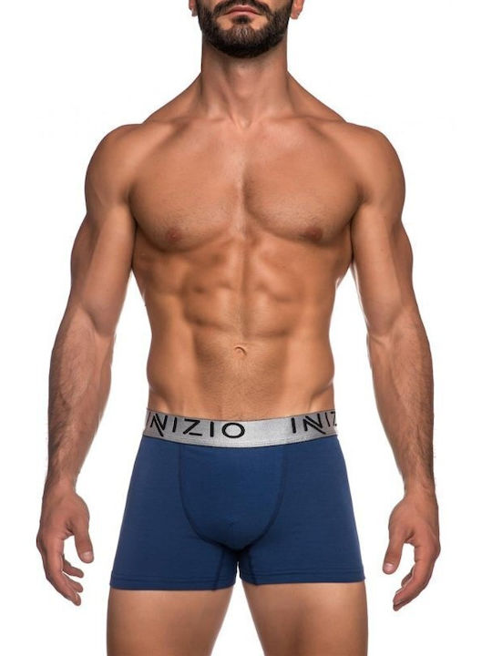 Inizio Men's Boxers Blue 2Pack