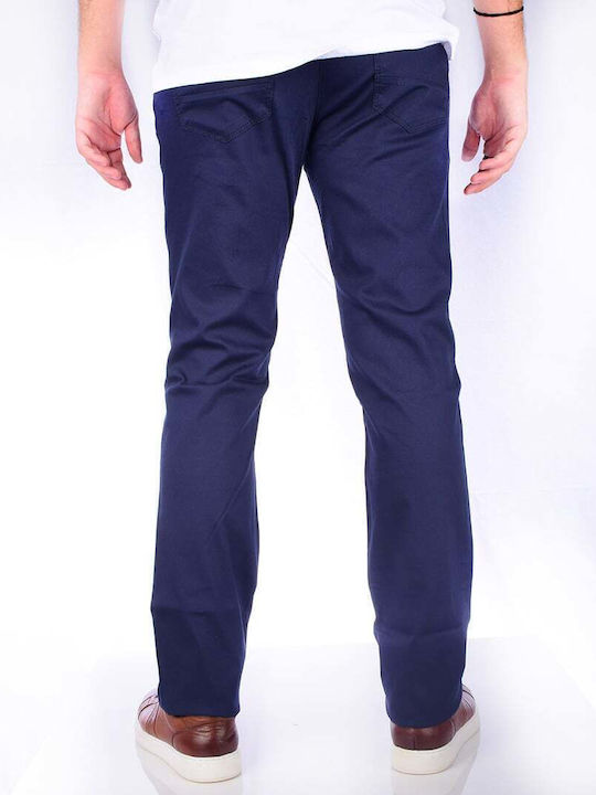 Trousers Chino in Regular Fit Dark Blue