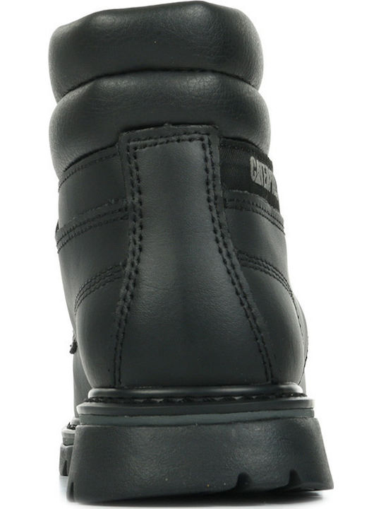 Quadrate Leather Black Men's Boots