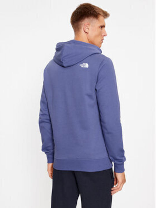 The North Face Standard Men's Sweatshirt with Hood Blue