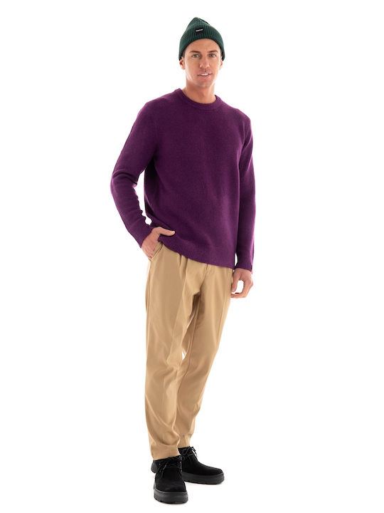 Scotch & Soda Men's Long Sleeve Sweater Purple