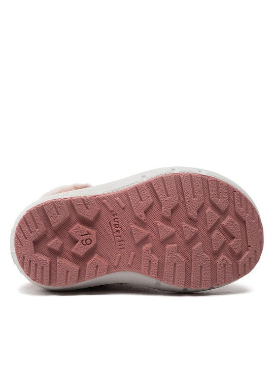 Gore-tex Kinder-Schneestiefeletten mit Schnürsenkeln Rosa