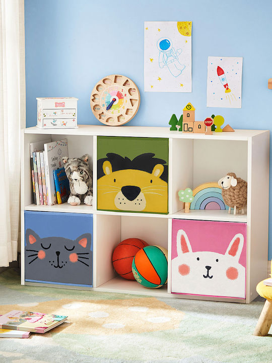 Songmics din Țesătură Box Set Multicolor 30x30x30cm 3buc