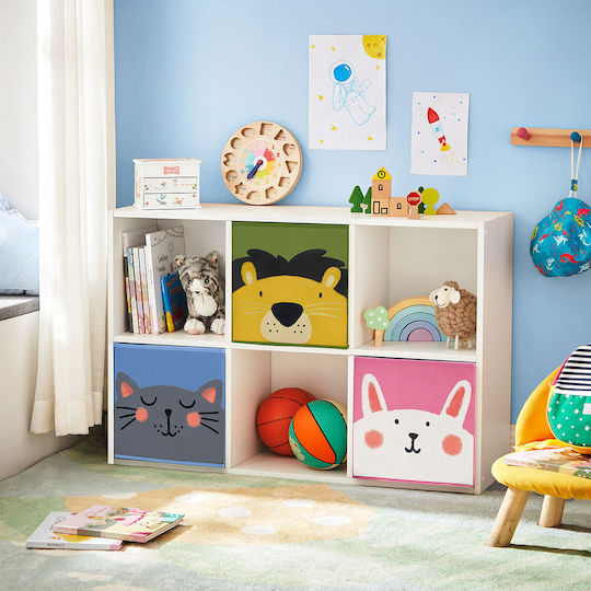 Songmics din Țesătură Box Set Multicolor 30x30x30cm 3buc