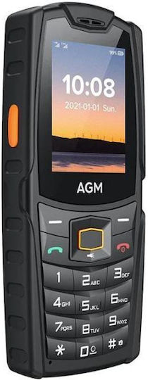 AGM M6 Dual SIM Ανθεκτικό Κινητό με Κουμπιά Μαύρο